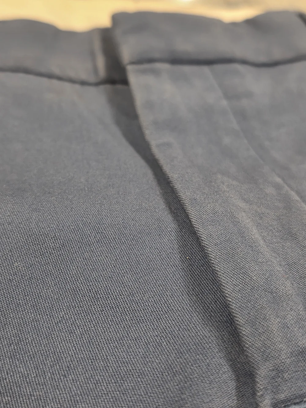 33x32 Men's Express Innovator Pants Mellow Blue Khaki Chino Cotton Flex Casual